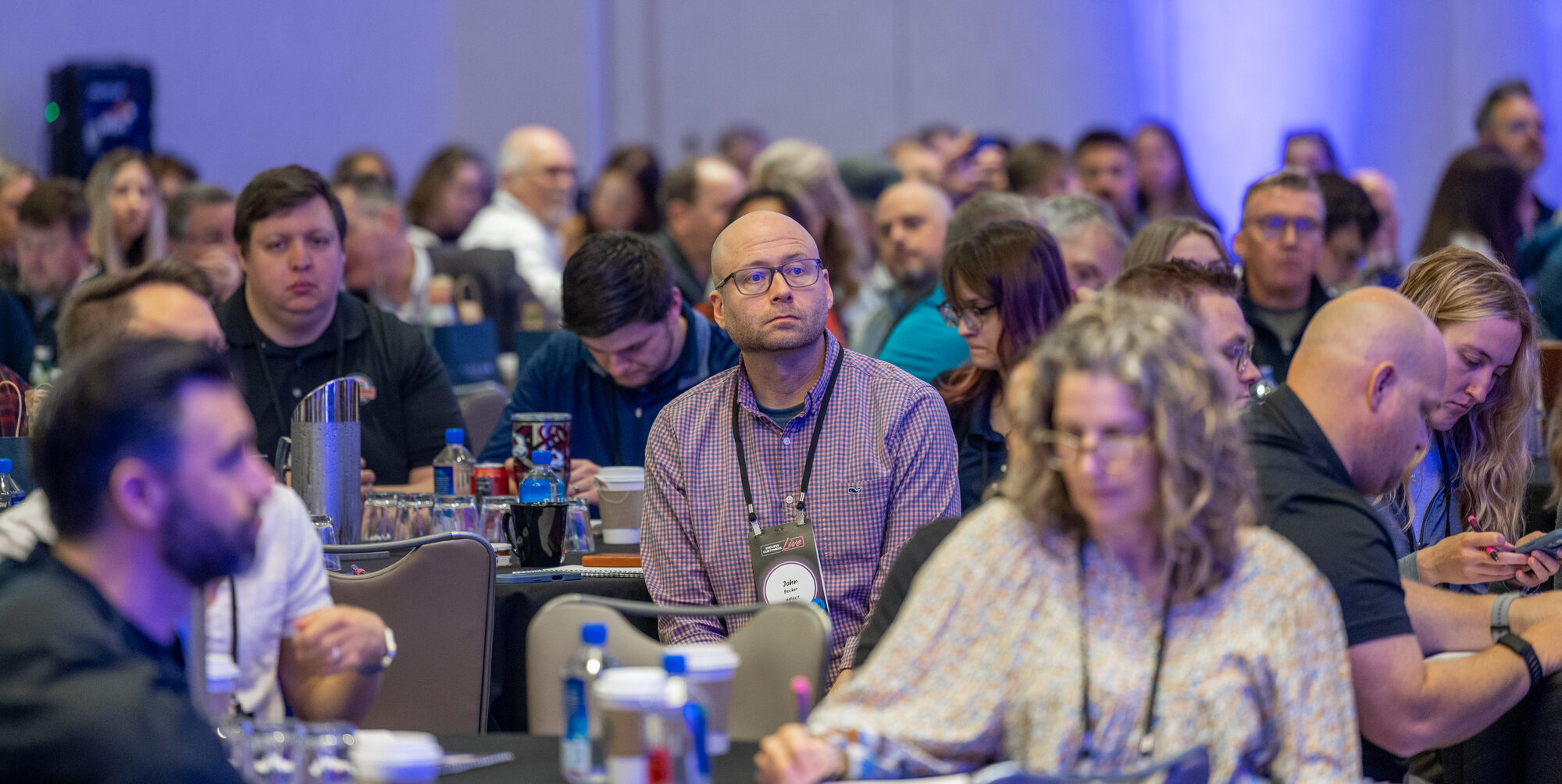 The audience during a main-stage session
