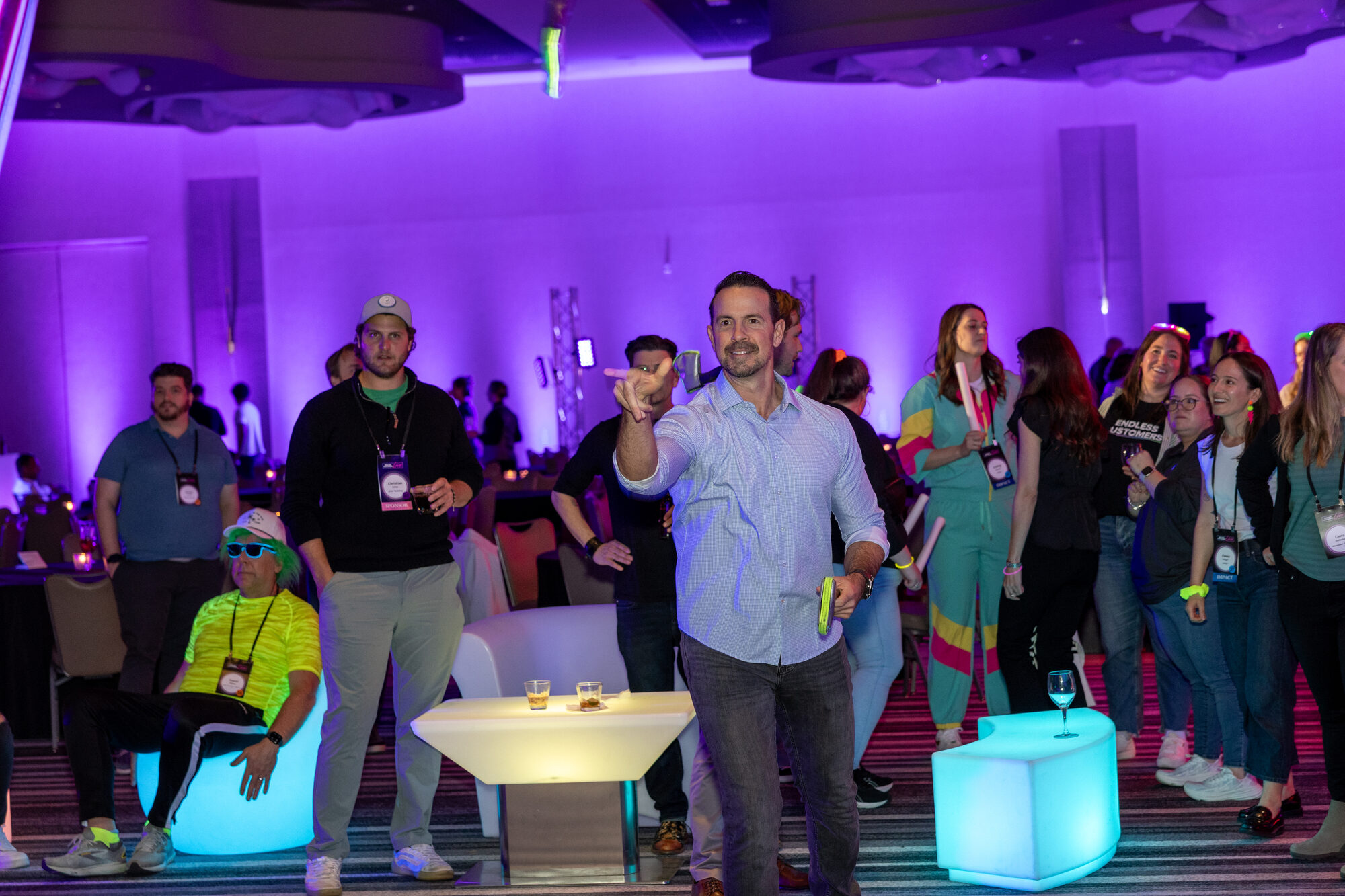 Attendees at the Endless Customers Live evening party