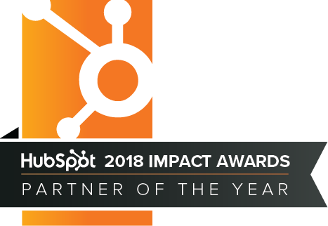 HubSpot 2018 Impact Awards badge: Partner of the Year