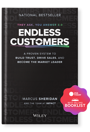 Endless Customers book with USA Today Best-Selling Booklist badge
